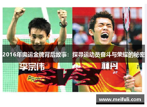 2016年奥运金牌背后故事：探寻运动员奋斗与荣耀的秘密
